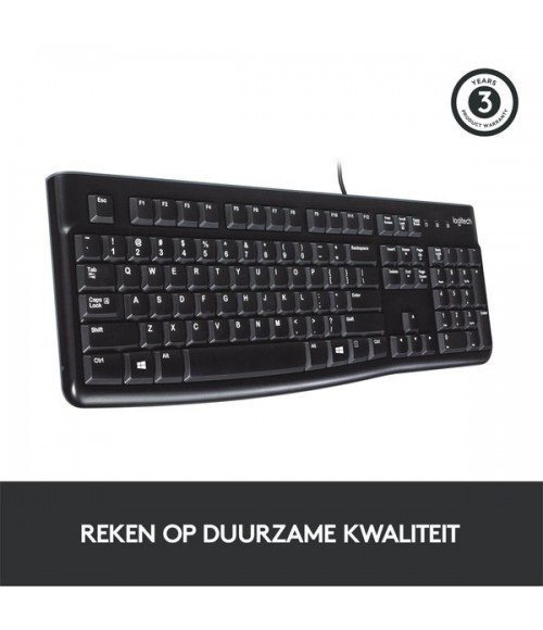 Logitech-K120-toetsenbord-USB-QWERTY-Internationaal-Noordzee-Zwart-920-002508