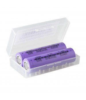 2er Set Cell 18650 Batteries 2000 MAh Li-Ion