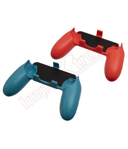 Set-of-2-Neon-Blue-and-Neon-Red-Grips-for-Nintendo-Switch-L-R-Joy-Con-Controls